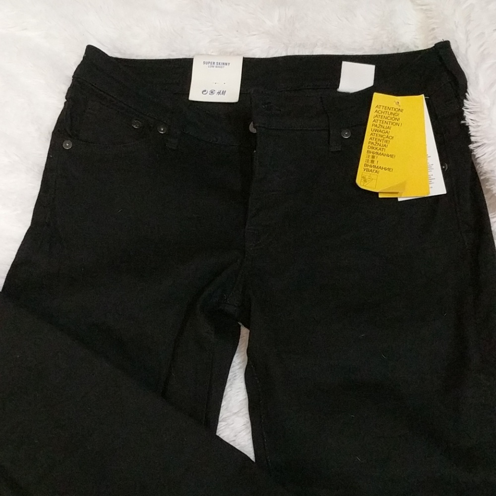 H&M super skinny low waist jeans